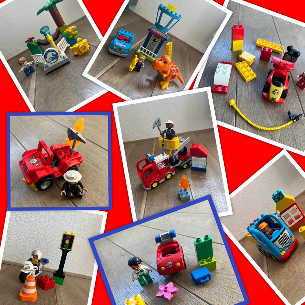 LEGO DUPLO sets (8), Ophalen of Verzenden, Zo goed als nieuw, Duplo