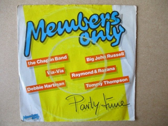 s3556 members only - party time, Ophalen, Gebruikt, 7 inch, Overige genres