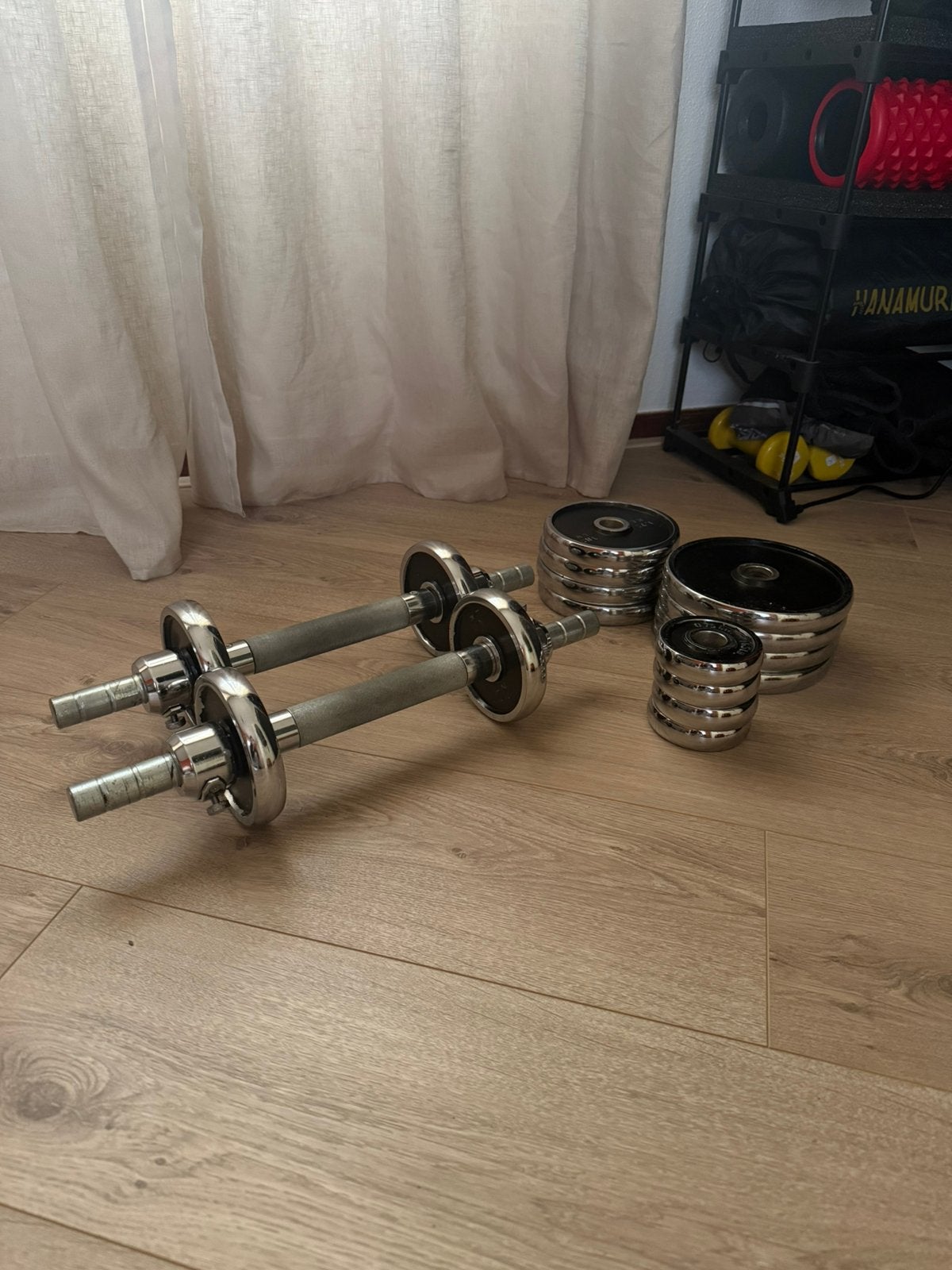 Verstelbare dumbells 25kg, Sport en Fitness, Ophalen, Dumbbell