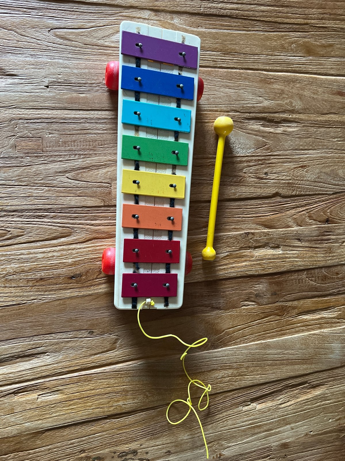Vintage Fisher-Price Xylofoon Duw- of Trekspeelgoed, Kinderen en Baby's, Ophalen of Verzenden, Gebruikt, Duw- of Trekspeelgoed