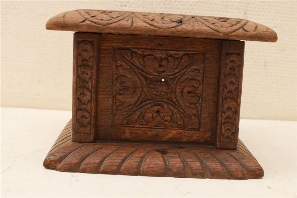 Houten voetenstoof 48399, Huis en Inrichting, Minder dan 50 cm, Gebruikt, 125 cm of meer, Ophalen of Verzenden