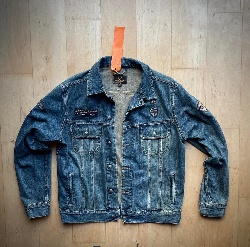 PME Legend Pall Mall denim / spijkerjas met mooie details M, Ophalen of Verzenden, Zo goed als nieuw, Maat 48/50 (M), Blauw