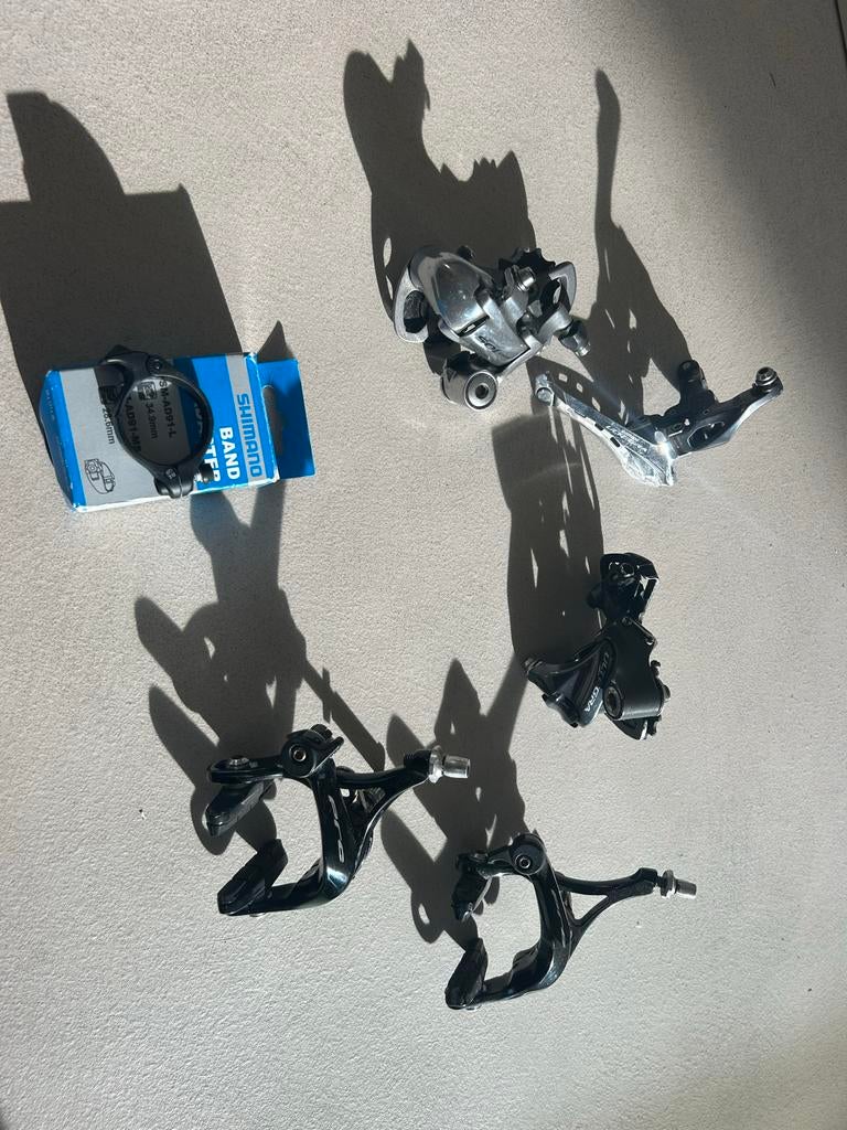 Racefiets onderdelen: Remmen, Derailleurs & Adapter, Fietsen en Brommers, Fietsonderdelen, Ophalen of Verzenden, Gebruikt, Racefiets