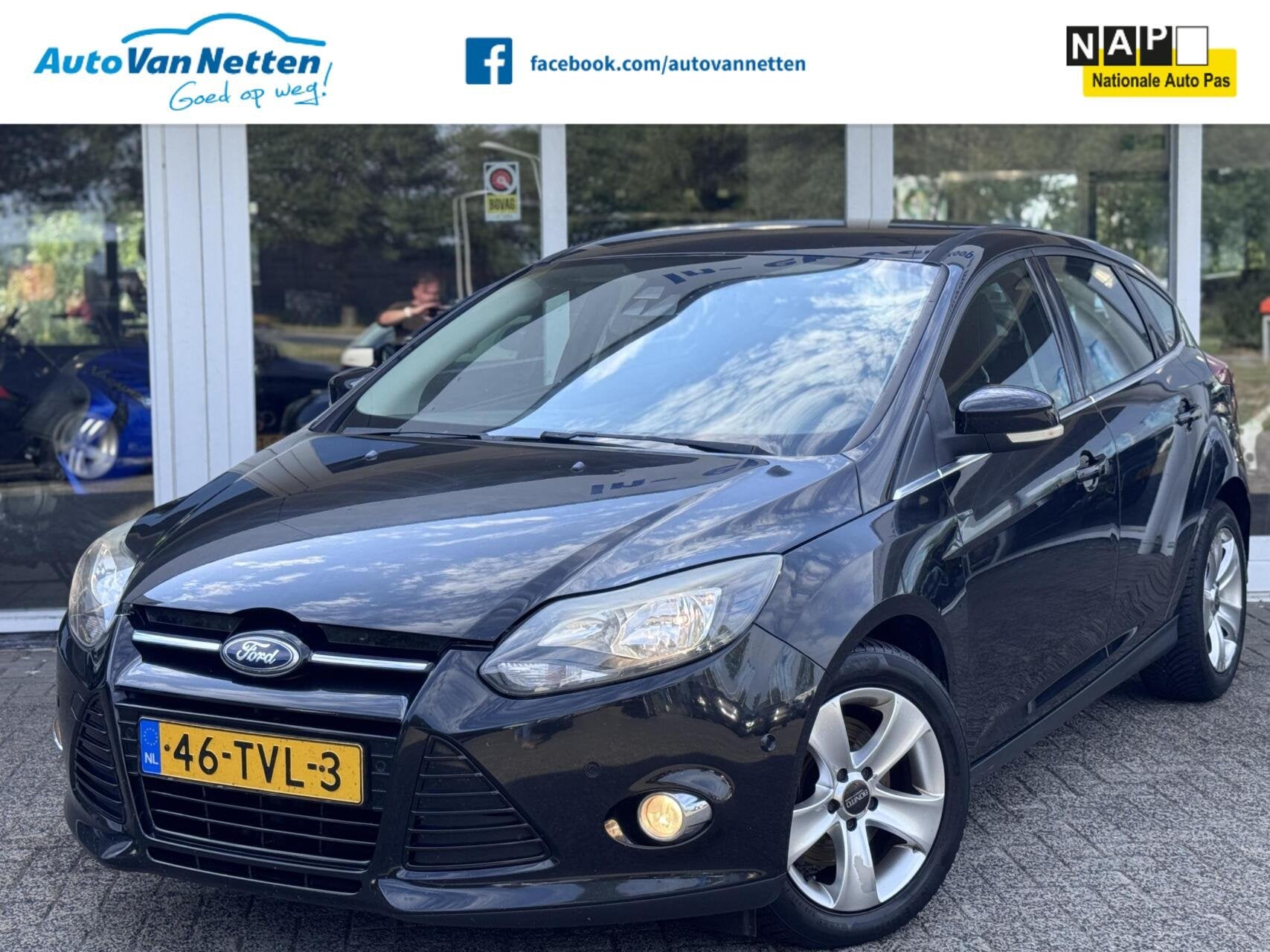 Ford Focus 1.0 EcoBoost Titanium, Handel/Export, Auto's, Euro 5, Gebruikt, Zwart, 635 kg