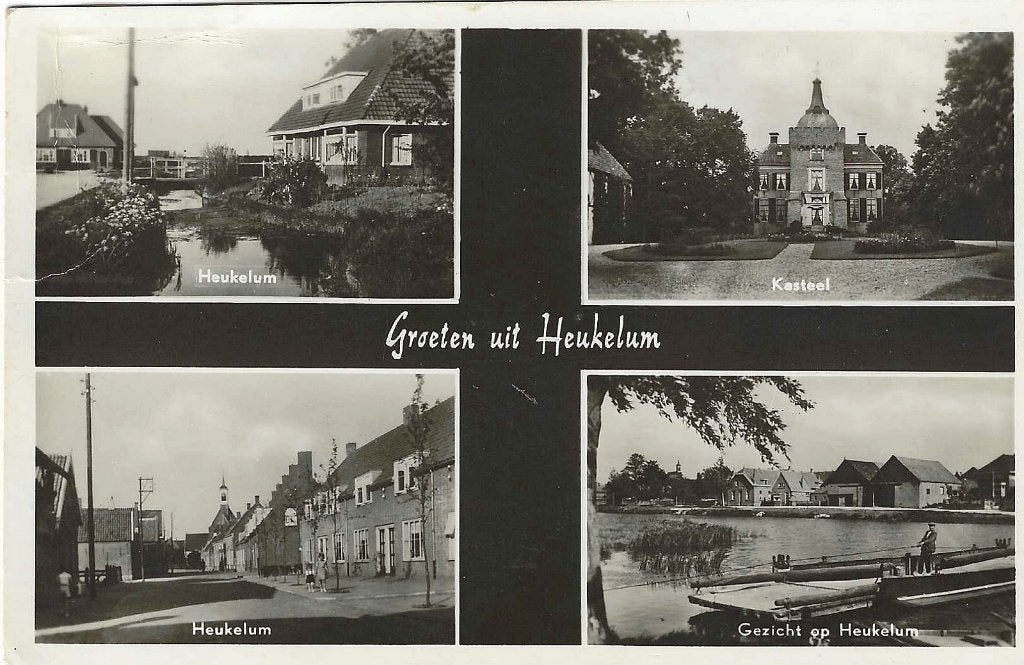 H4 Heukelum, Ophalen of Verzenden, 1920 tot 1940, Gelopen, Gelderland