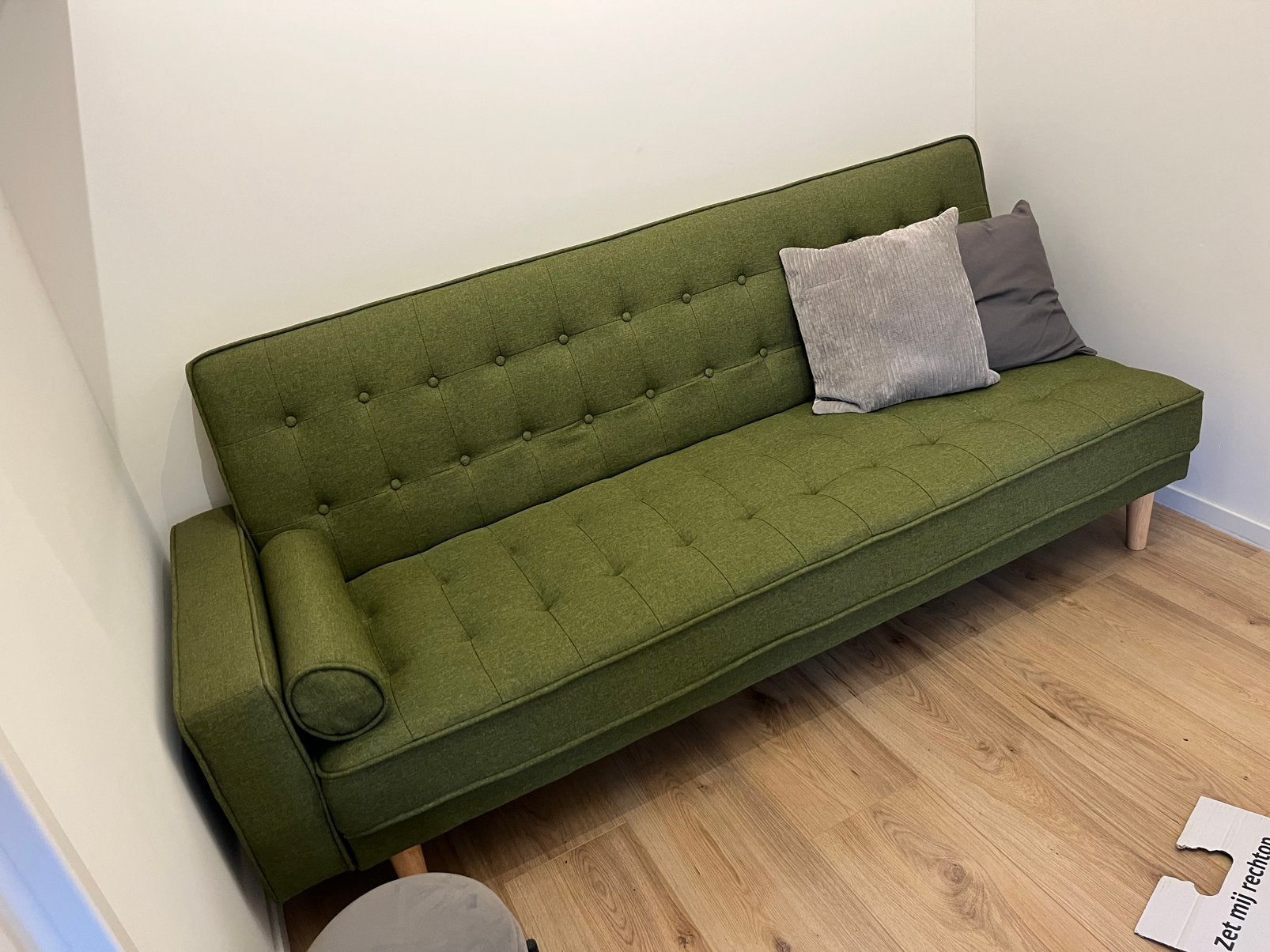 Bedbank slaapbank bank nieuw, Ophalen, Zo goed als nieuw, Tweepersoons