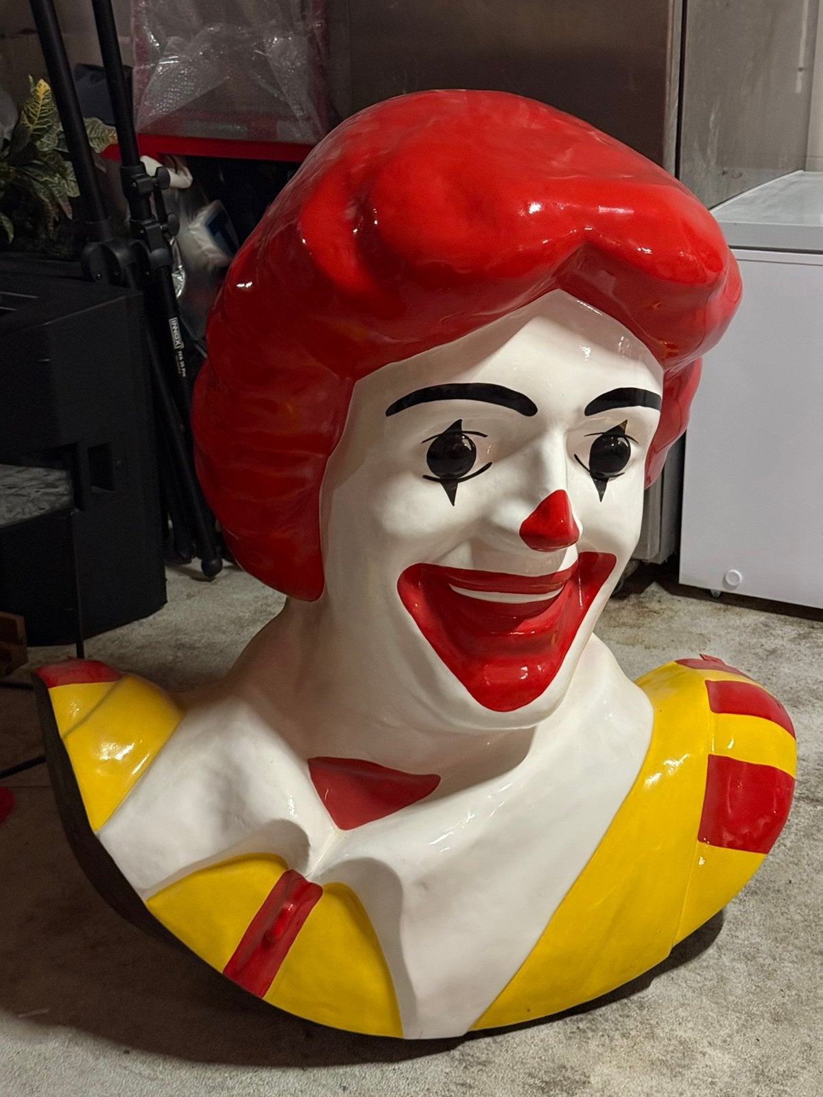 Originele Ronald McDonald XXL buste / Collector's Item, Verzamelen, Merken en Reclamevoorwerpen, Ophalen, Zo goed als nieuw, Overige typen