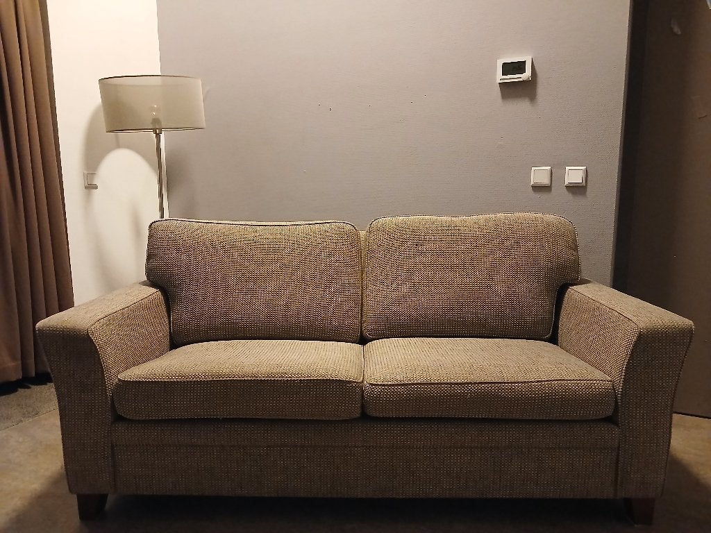 Mooi bankje / gratis ophalen in Groesbeek, Ophalen, Gebruikt, Tweepersoons, 75 tot 100 cm
