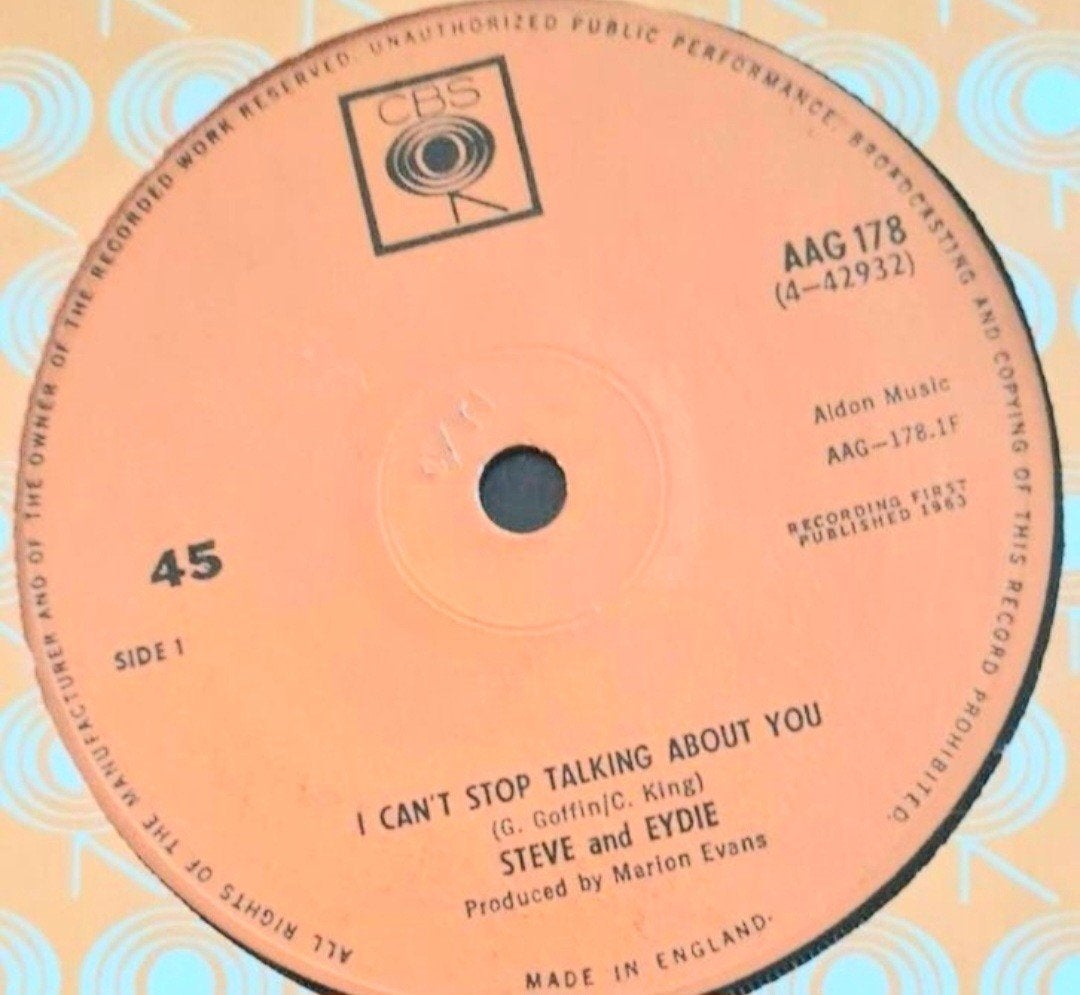 STEVE AND EYDIE - I CAN'T STOP TALKING ABOUT YOU, Ophalen of Verzenden, Gebruikt
