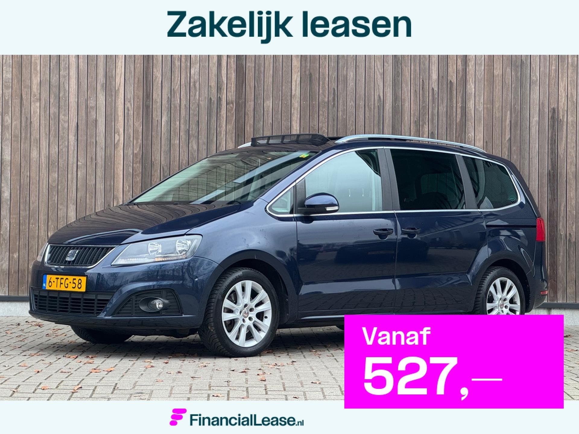 Seat Alhambra 1.4 TSI Businessline Executive 7p |Automaat|, Euro 5, Stof, Zwart, 4 cilinders