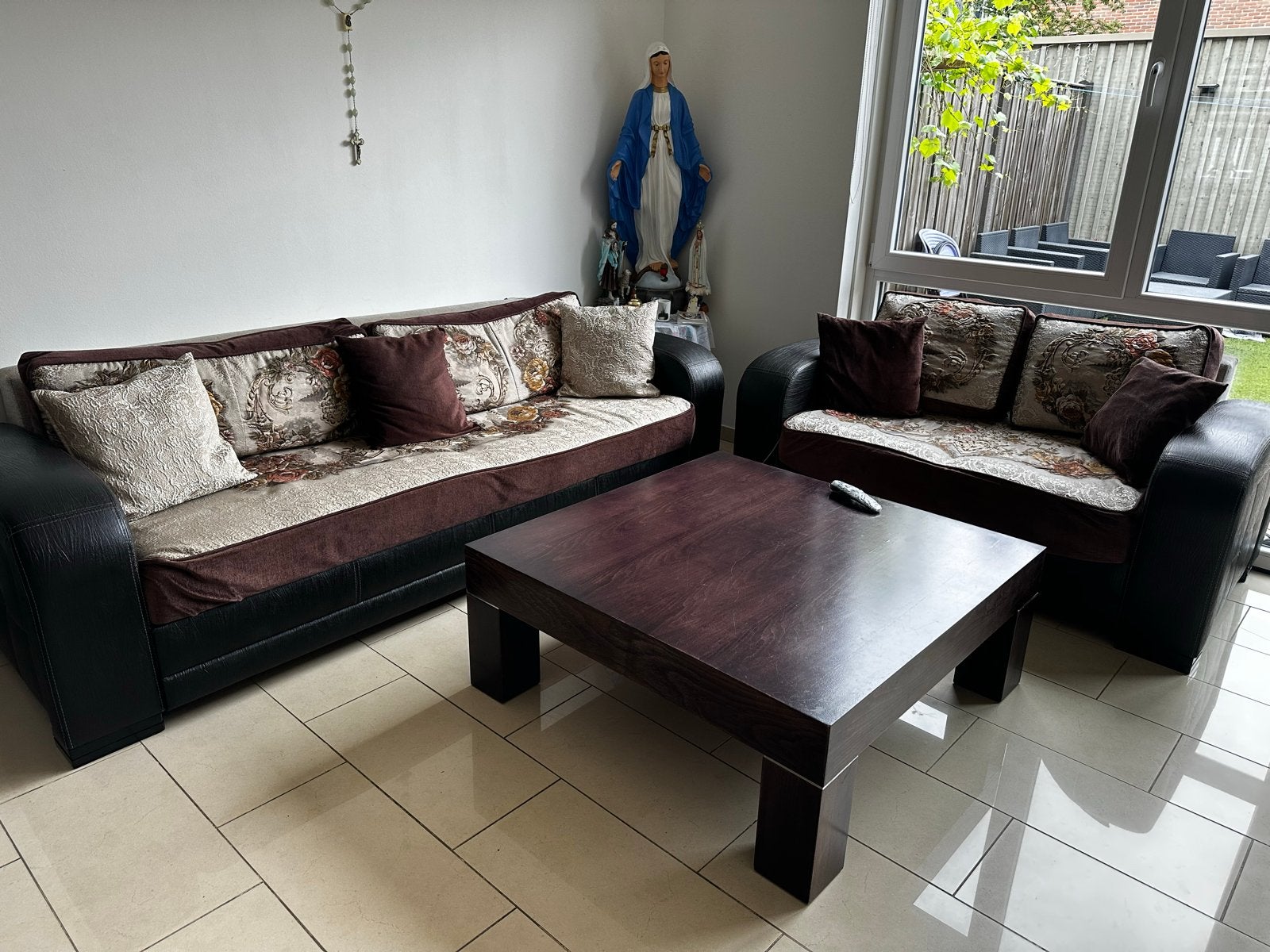 Complete woonkamer set: banken, eettafel, stoelen, salontafe, Huis en Inrichting, Complete inboedels, Ophalen