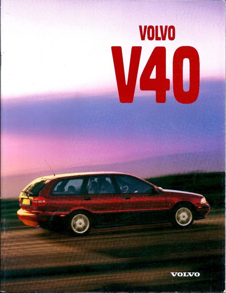 Brochure Volvo V40 1998, Ophalen of Verzenden, Gelezen, Volvo