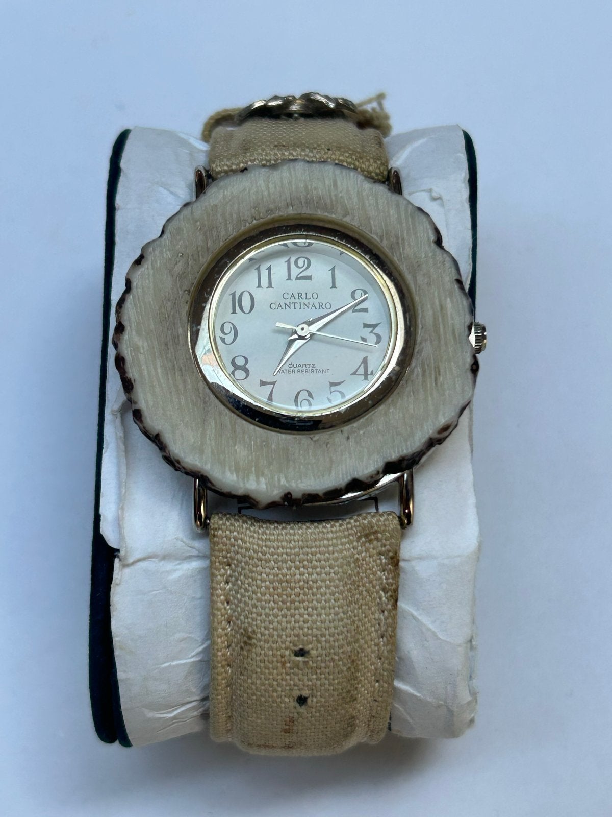 Carlo Cantinaro Trachtenhorloge met Hirschhorn rand, Overige merken, Overige materialen, Polshorloge, Ophalen of Verzenden