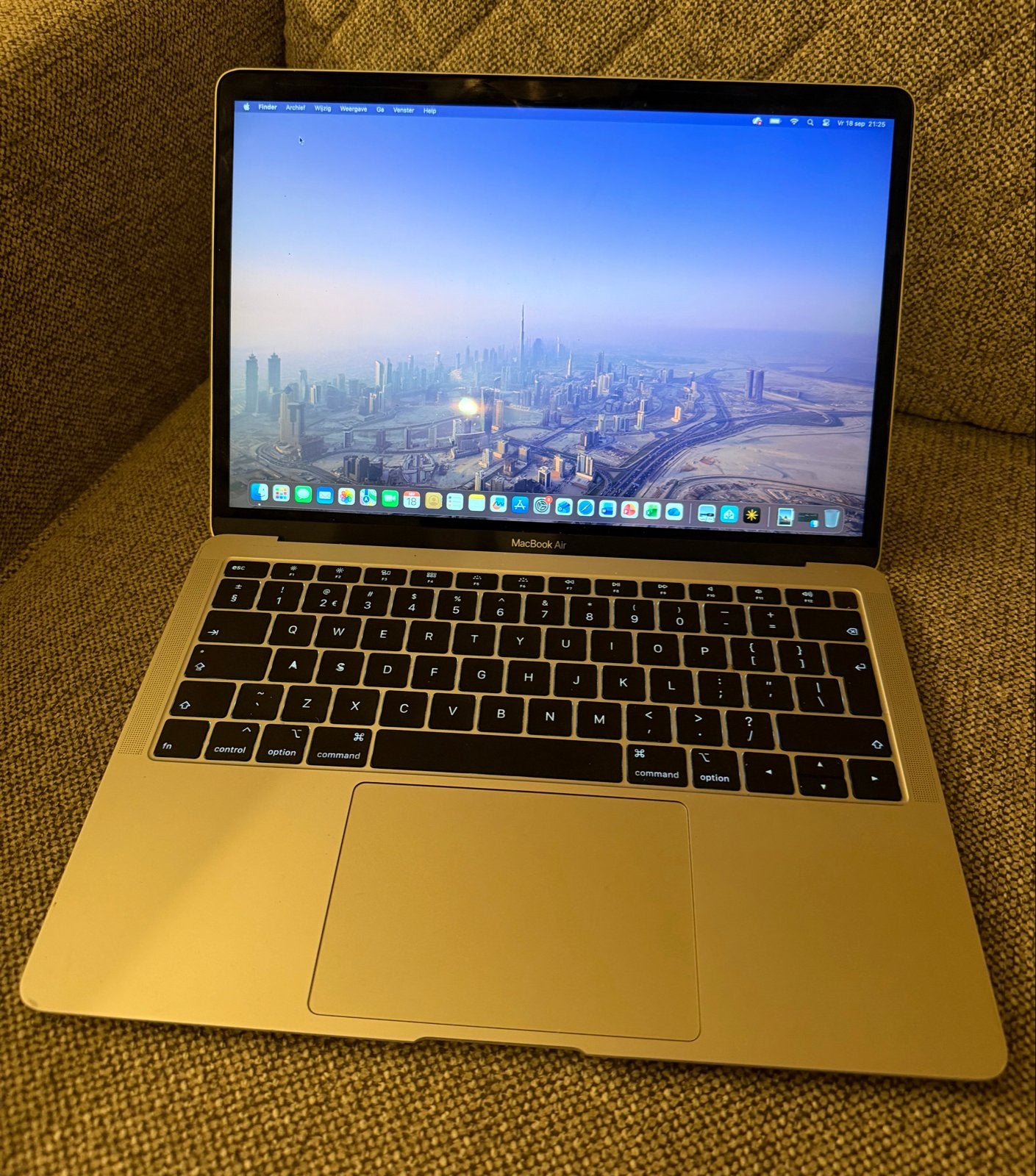 MacBook Air 13 inch 2018 - i5, 128Gb SSD 8GB RAM, Computers en Software, Qwerty, 8 GB, 13 inch, Minder dan 2 Ghz