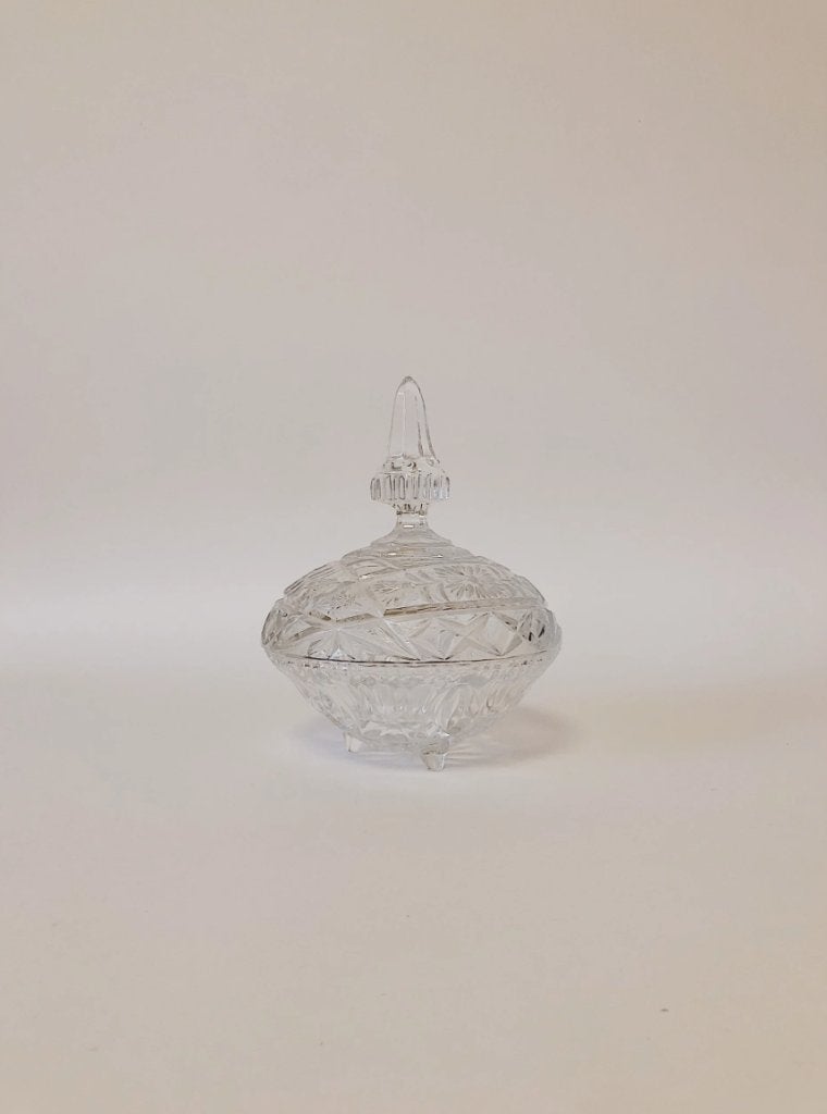 ANTIEKE GLAZEN BONBONNIÈRE (Z.G.A.N.), Antiek en Kunst, Ophalen of Verzenden