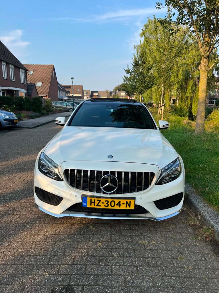 Mercedes C Klasse C220 AMG Line | Panorama | NAP| APK 3-2027, Auto's, Automaat, Achterwielaandrijving, 1800 kg, 4 cilinders