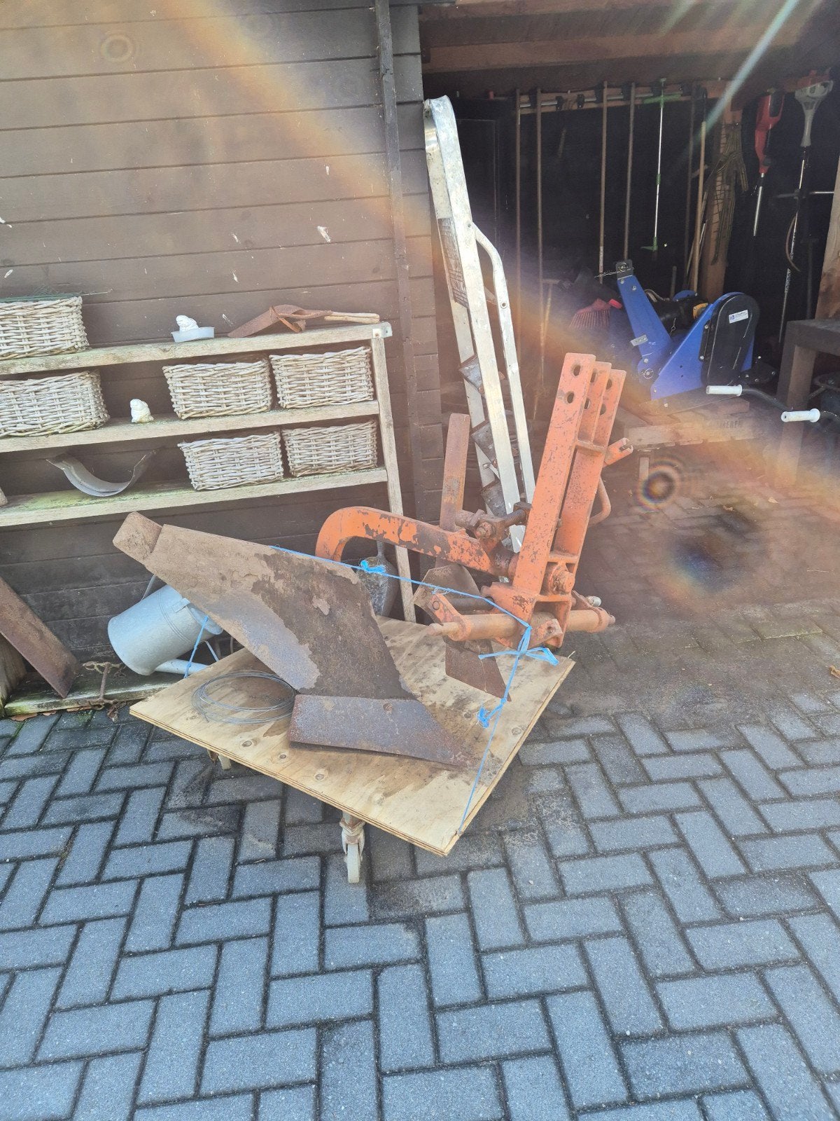 Enkel schaar, 100 liter of meer, Ophalen of Verzenden, Transportkar