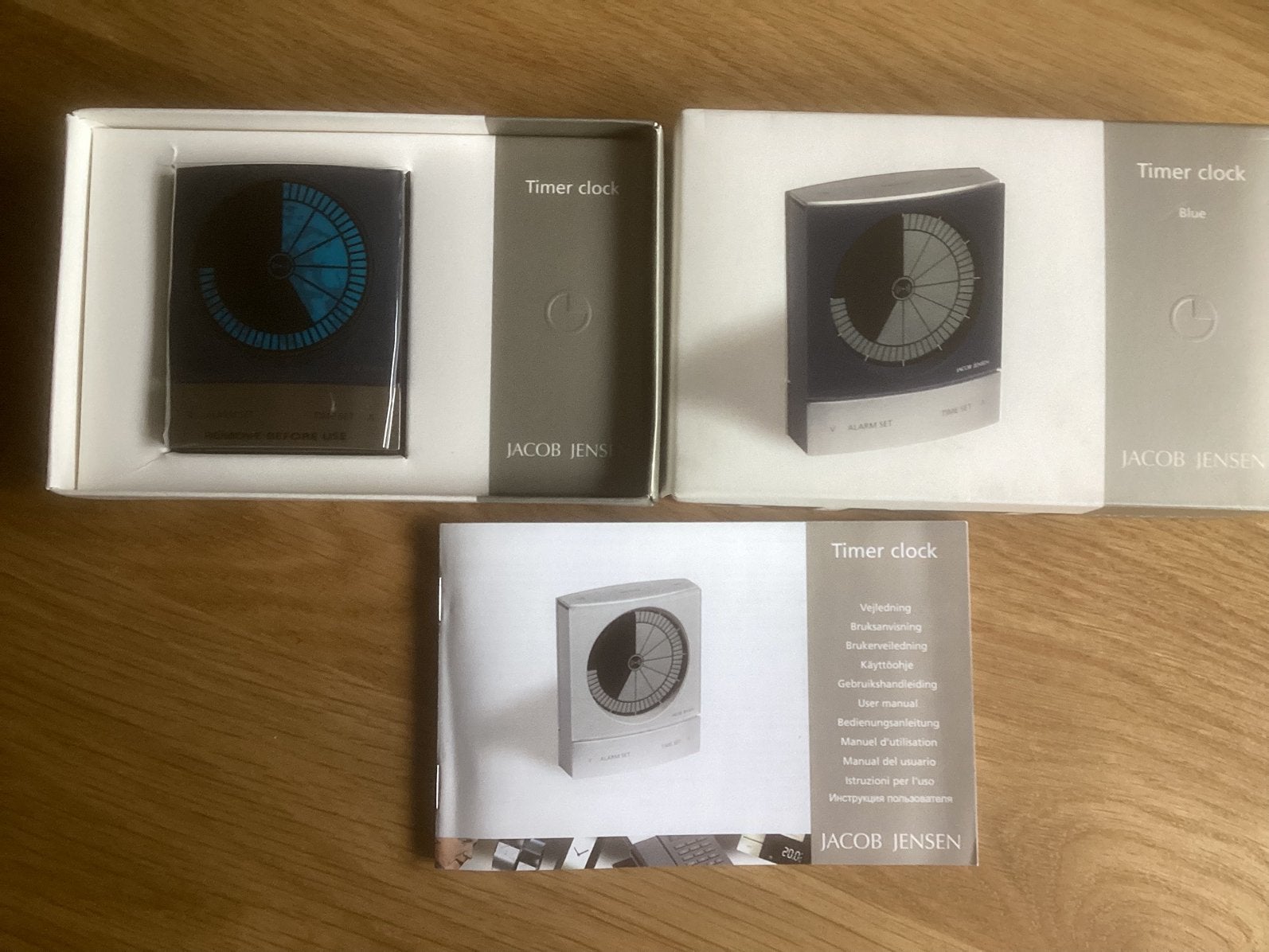 Jacob Jensen Timer Klok - Nieuw in Doos, Ophalen of Verzenden, Nieuw, Analoog, Wekker of Tafelklok