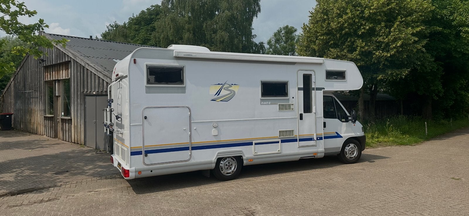 6-persoons Fiat Bürstner camper met XXL garage, Alkoof, Ringverwarming, Fiat, Luifel