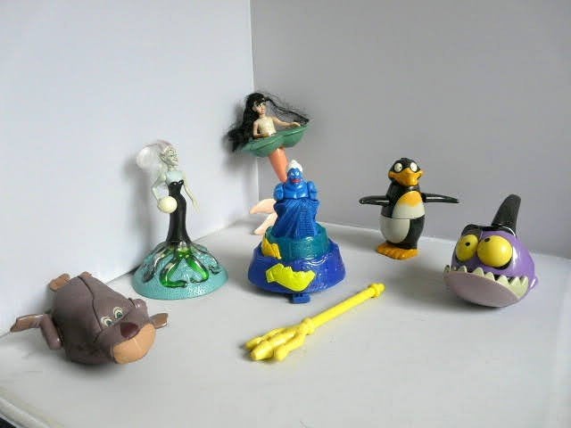 McDonalds 2000 # kleine zeemeermin 6x, Verzamelen, Ophalen of Verzenden, Pocahontas of Kl. Zeemeermin, Zo goed als nieuw, Beeldje of Figuurtje