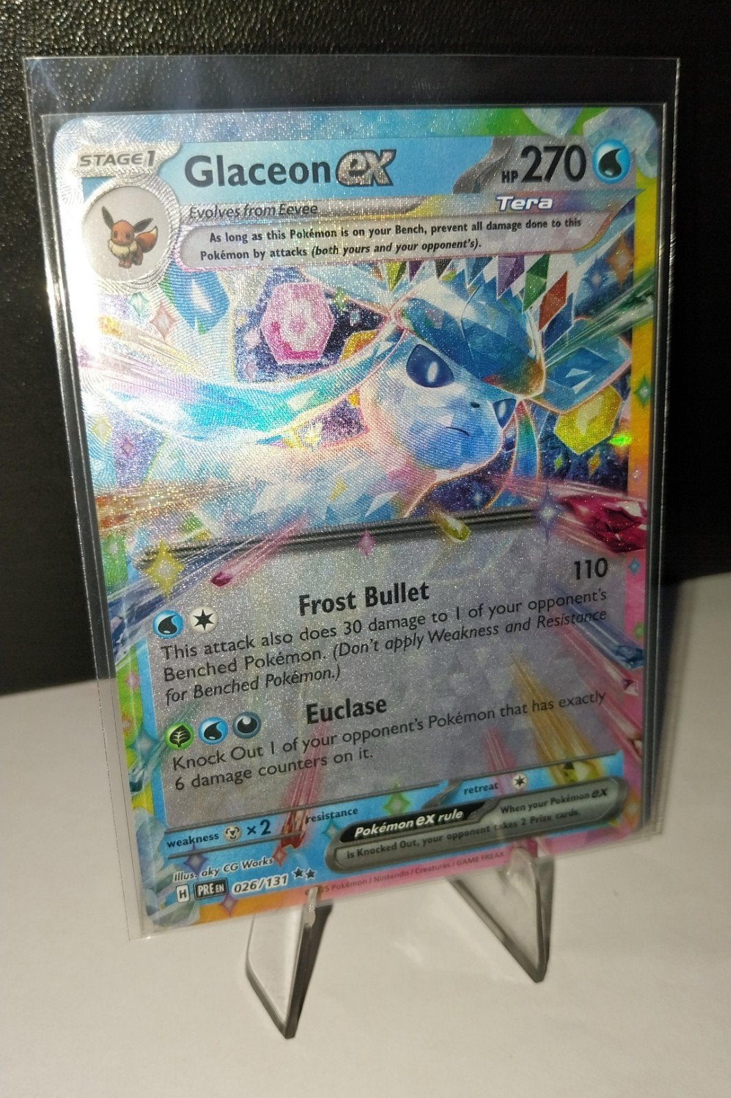 Glaceon ex (026/131) - Pokémon TCG Prismatic Evolutions, Ophalen of Verzenden