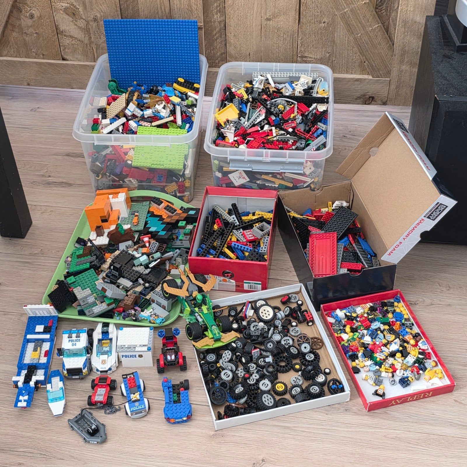 Grote partij LEGO: Klassiek, Technisch, Minecraft & Politie, Ophalen, Gebruikt, Overige merken