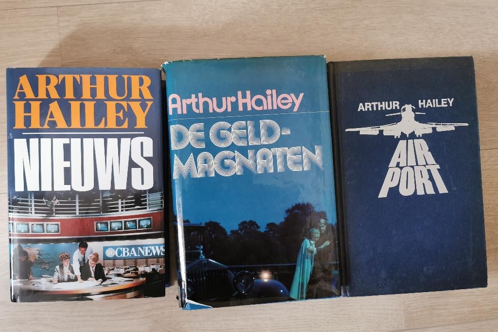 97...arthur hailey ; 3 stuks, Ophalen of Verzenden, Gelezen