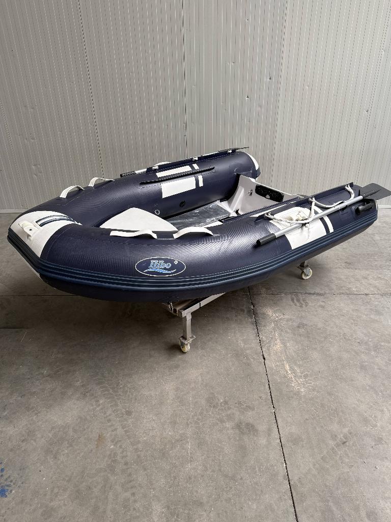 Occasion Rubberboten - Ingeruild & Gecontroleerd, Watersport en Boten, Rubberboten, Gebruikt, Hibo, Aluminium, Buitenboordmotor