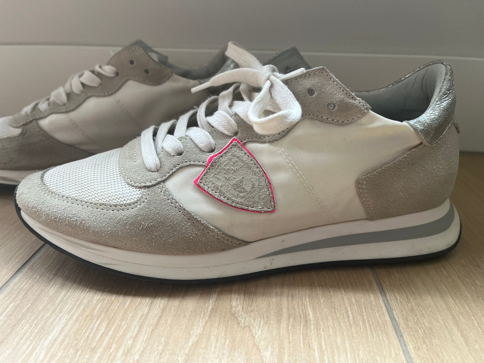 Philippe Model sneakers maat 39, Wit, Ophalen of Verzenden, Sneakers of Gympen, Zo goed als nieuw