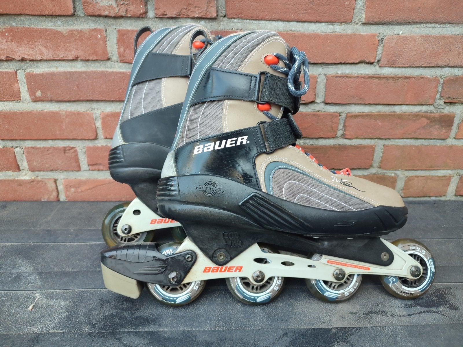 Bauer Inline Skates - maat 45 (valt als 44), Sport en Fitness, Skeelers, Gebruikt, Bauer, Dames, Ophalen of Verzenden