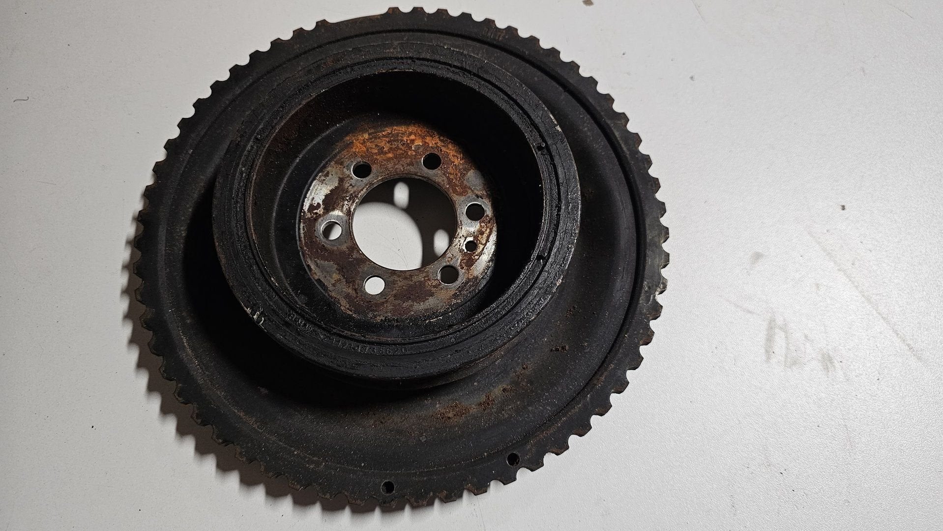 Krukas poelie 6 cilinder BMW 3 serie E36 E34 E39 E38 Z3 1123, Gebruikt, -, -, Ophalen of Verzenden