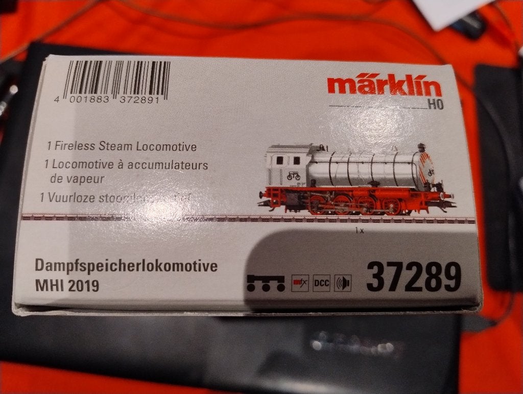 Märklin 37289 – Vuurloze Stoomlocomotief "30 jaar MHI" NIEUW, Wisselstroom, Locomotief, Nieuw, Ophalen of Verzenden