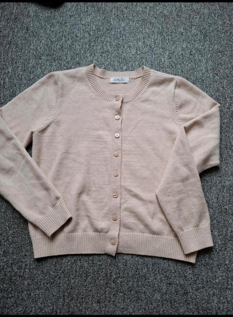 Cotton Club vest maat M | lichtbeige | zachte basic, Maat 38/40 (M), Beige, Ophalen of Verzenden, Zo goed als nieuw