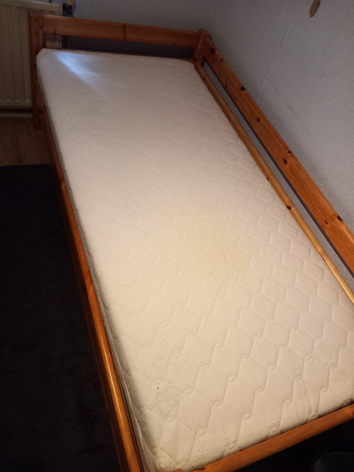 Auping bed met matras, Ophalen, Gebruikt, 90 cm, Eenpersoons