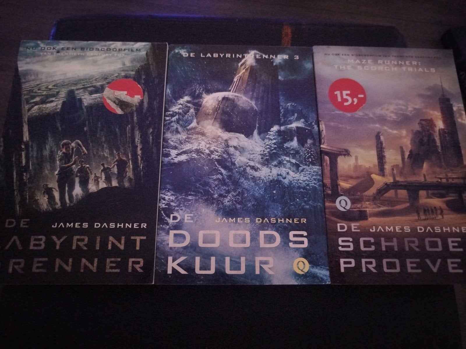 DE LABYRINT RENNER COMPLETE BOEKENSET, Boeken, Fantasy, Ophalen of Verzenden, Zo goed als nieuw, James Dashner
