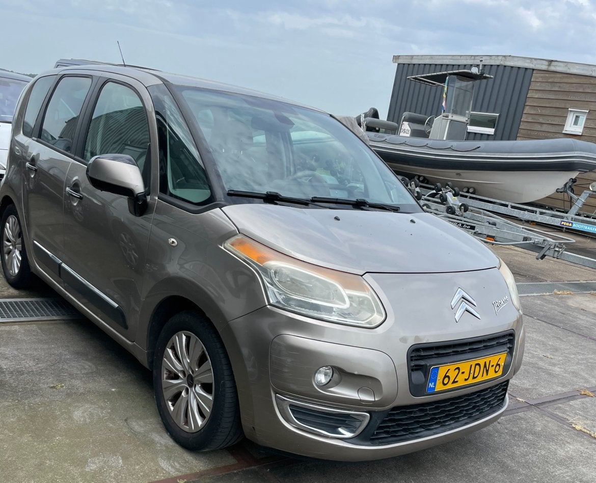 Citroën C3 Picasso 1.6 VTI 2009 navigatie, Auto's, Voorwielaandrijving, 4 cilinders, Beige, Bedrijf