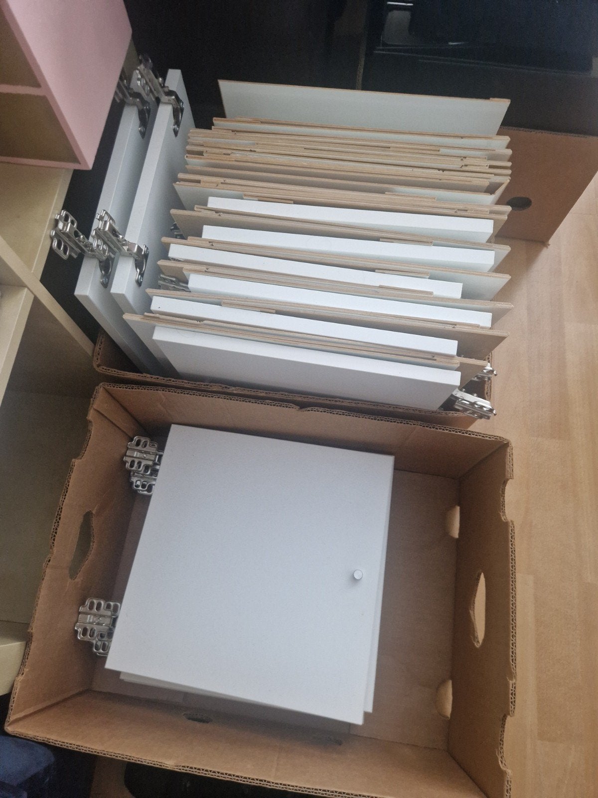12 stuks,  ikea kalkax deurtjes,, Ophalen of Verzenden