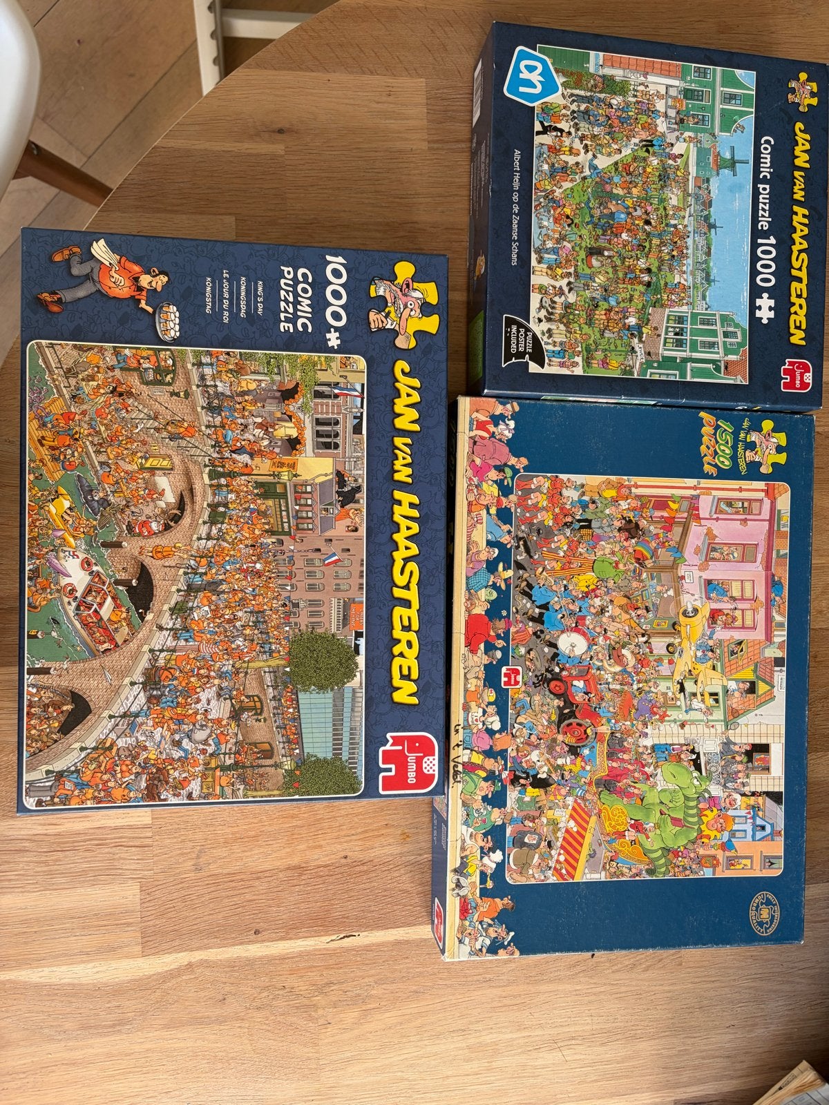 Jan van Haasteren Puzzels - 3 stuks (1000 en 1500 stukjes)