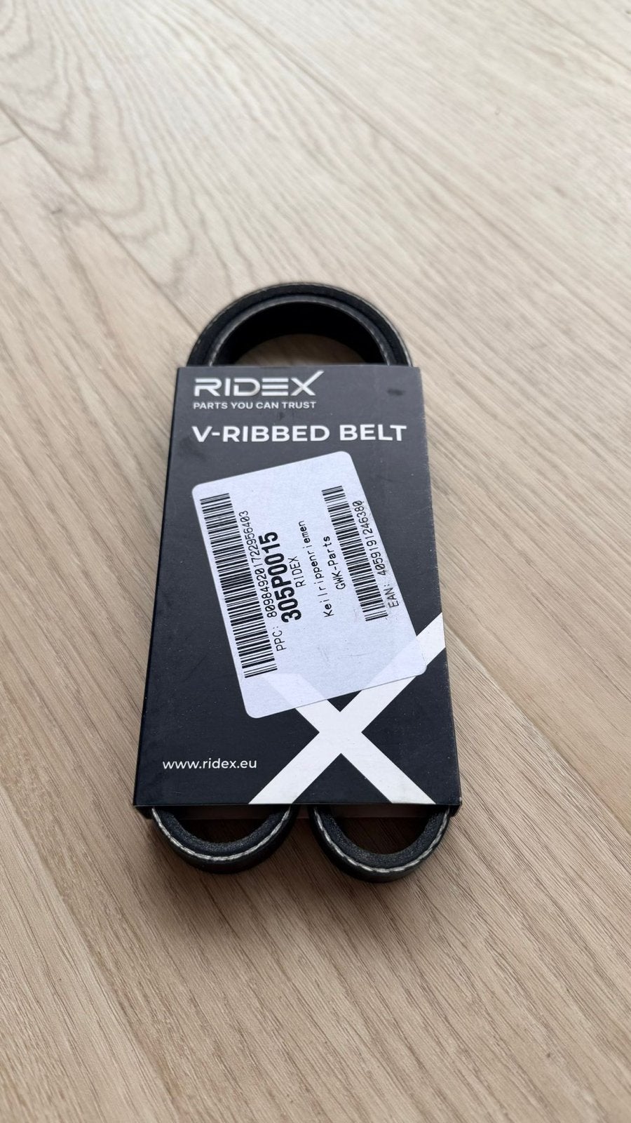 Multiriem met spanrol Ridex NIEUW BMW E46 M54B30 330i, Auto-onderdelen, Ophalen of Verzenden, Nieuw, BMW