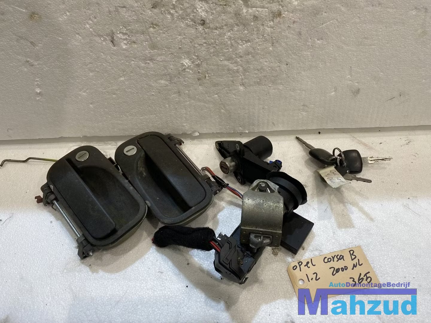 OPEL CORSA B Contact slot set met 3 sleutels 1994-1999, Gebruikt, Opel Automobile GmbH, Ophalen of Verzenden, Kontakt@opel-infoservice.de