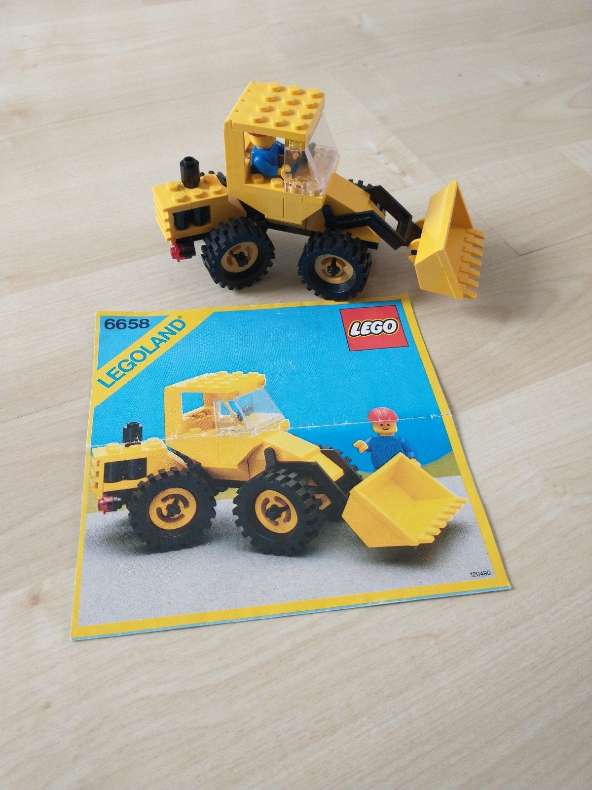 Lego Legoland 6658 Bulldozer met instructies, Gebruikt, Lego, Ophalen of Verzenden, LEGOLAND