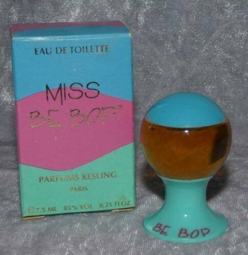 Parfum miniatuur - Be bop Miss + Doosje, Ophalen of Verzenden, Zo goed als nieuw, Miniatuur, Gevuld