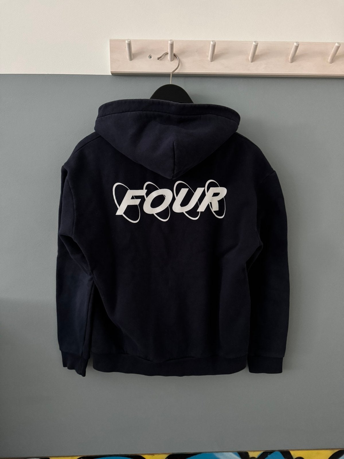 FOUR Amsterdam Kids Circles Zip up Hoodie, Ophalen of Verzenden, Gebruikt, Jongen of Meisje, Trui of Vest