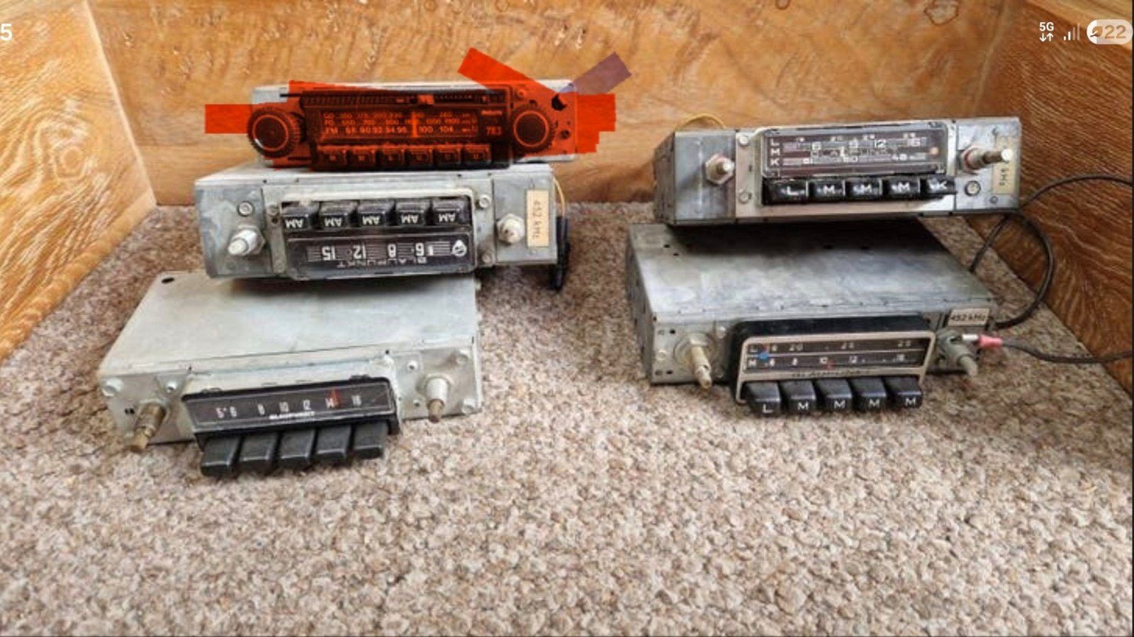 Vintage autoradio's - Blaupunkt en meer, Ophalen of Verzenden, Gebruikt