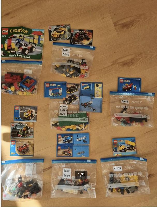 Lego Autotjes, Kinderen en Baby's, Speelgoed | Duplo en Lego, Gebruikt, Lego, Ophalen of Verzenden, Compleet