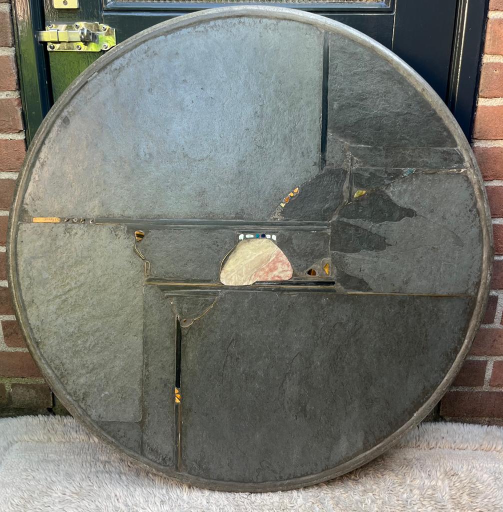 Brutalist salontafel van Paul Kingma, Ophalen, Gebruikt, Rond, 50 tot 100 cm
