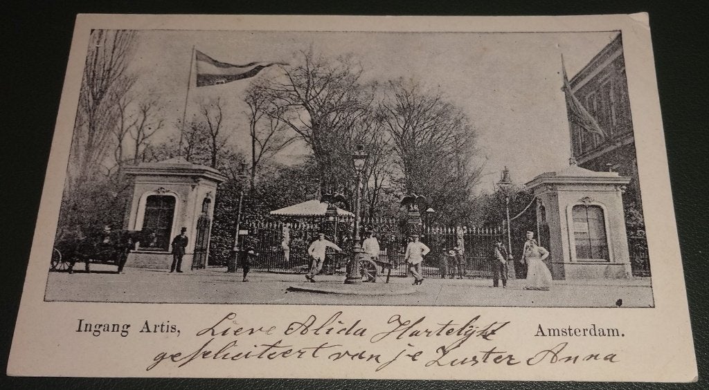 Amsterdam - Ingang Artis - KAm01, Verzenden, Voor 1920, Ongelopen, Noord-Holland