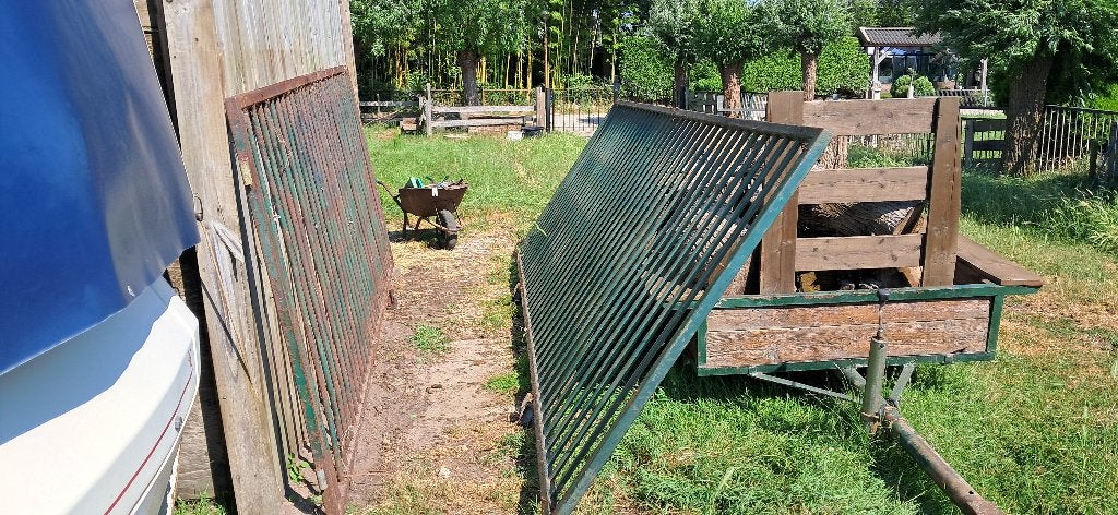 ijzeren hekken, Tuin en Terras, Ophalen of Verzenden, Gebruikt, IJzer, Spijlenhekwerk