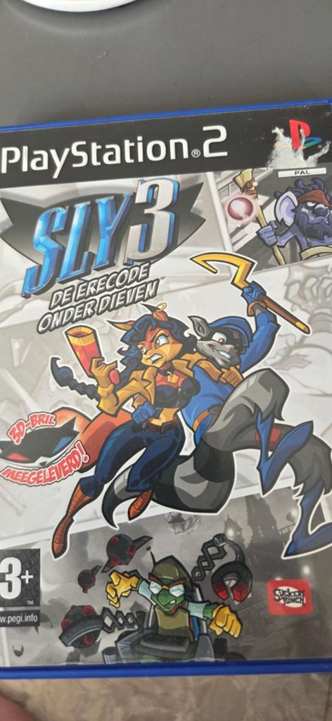 Sly 3: De Erecode Onder Dieven -  (PS2) 15, Spelcomputers en Games, Avontuur en Actie, 1 speler, Ophalen of Verzenden, Zo goed als nieuw