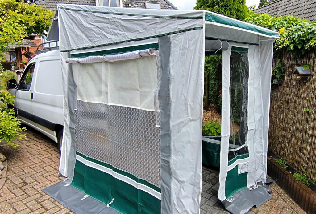 Bus/Caddytent, Caravans en Kamperen, Ophalen of Verzenden, Zo goed als nieuw, Tot en met 2